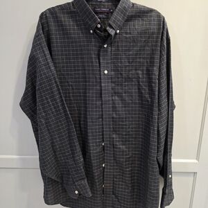 Daniel Cremieux Dark Checkered Button Down Shirt
